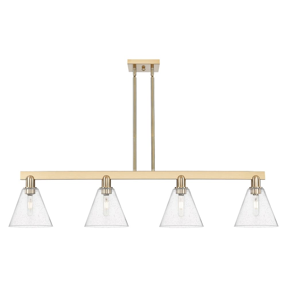 Innovations Lighting Endless Possibilities Arcadia - Berkshire Glass - 4 Light 51" Stem Hung Island Light