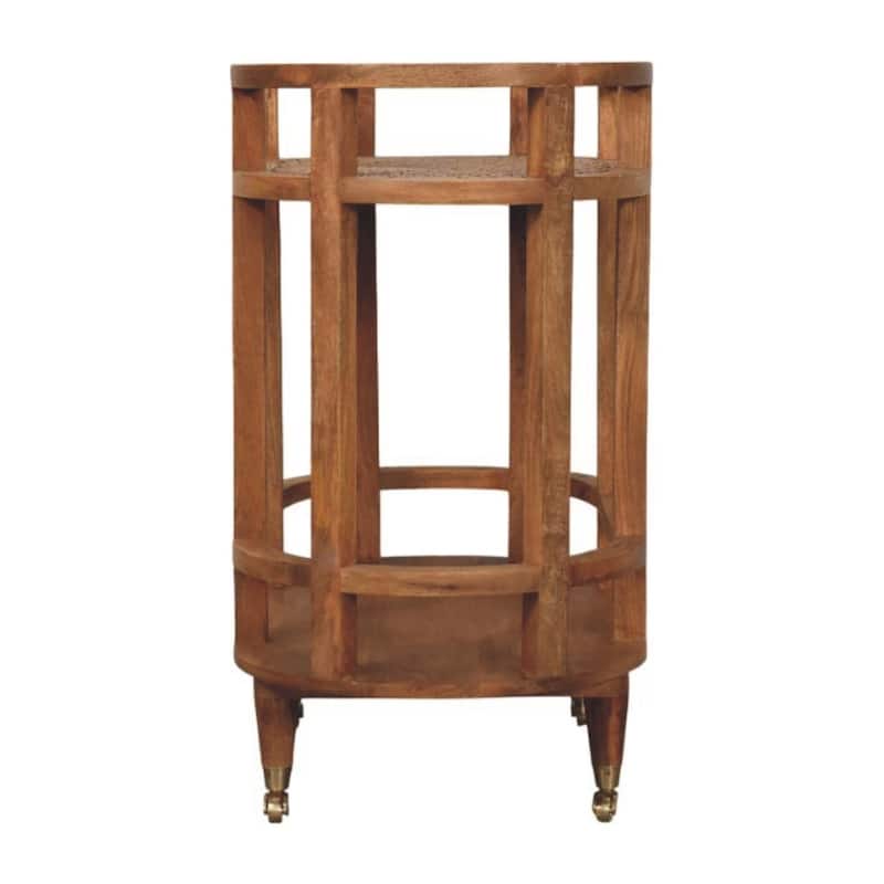 Artisan Furniture Solid Wood Isla Curved Butler Console , Brown