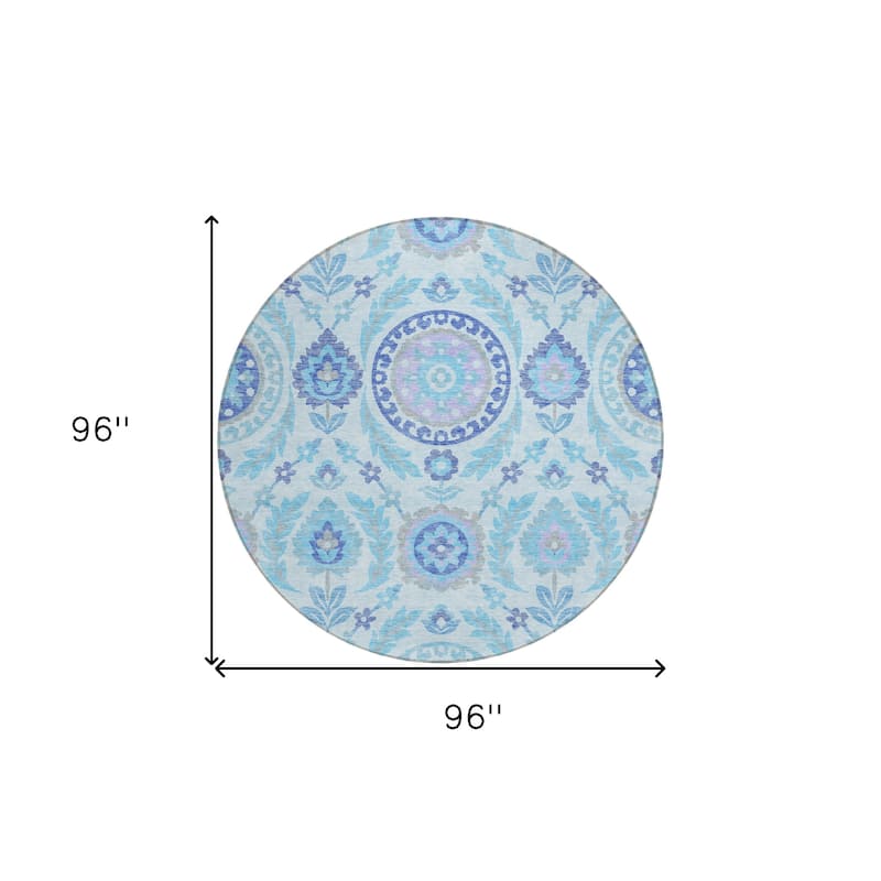 HomeRoots Floral Transitional Rectangle Outdoor Rug