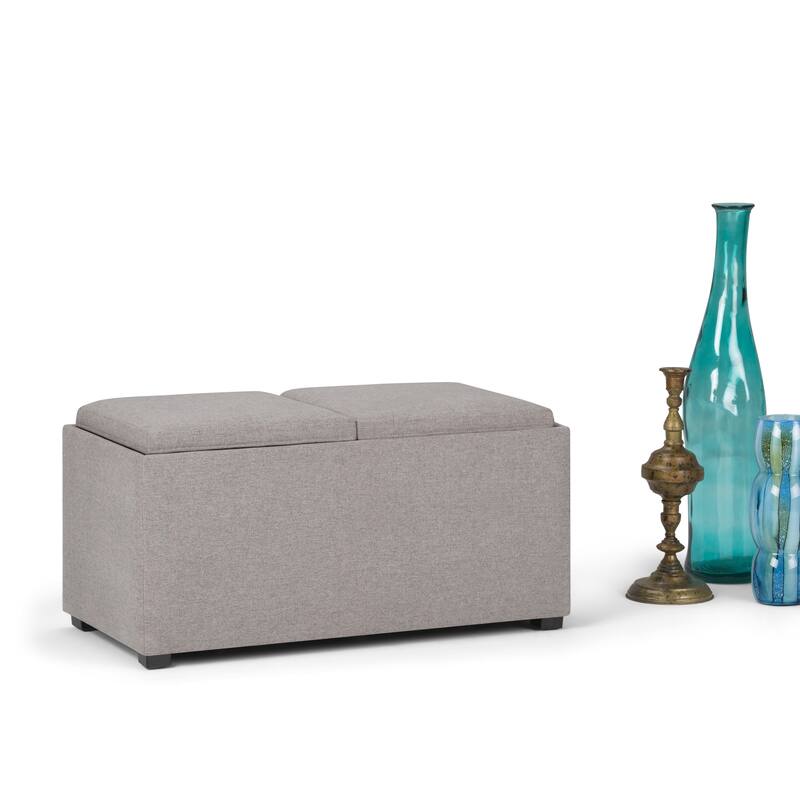WYNDENHALL Franklin Upholstered 3-piece Ottoman Set