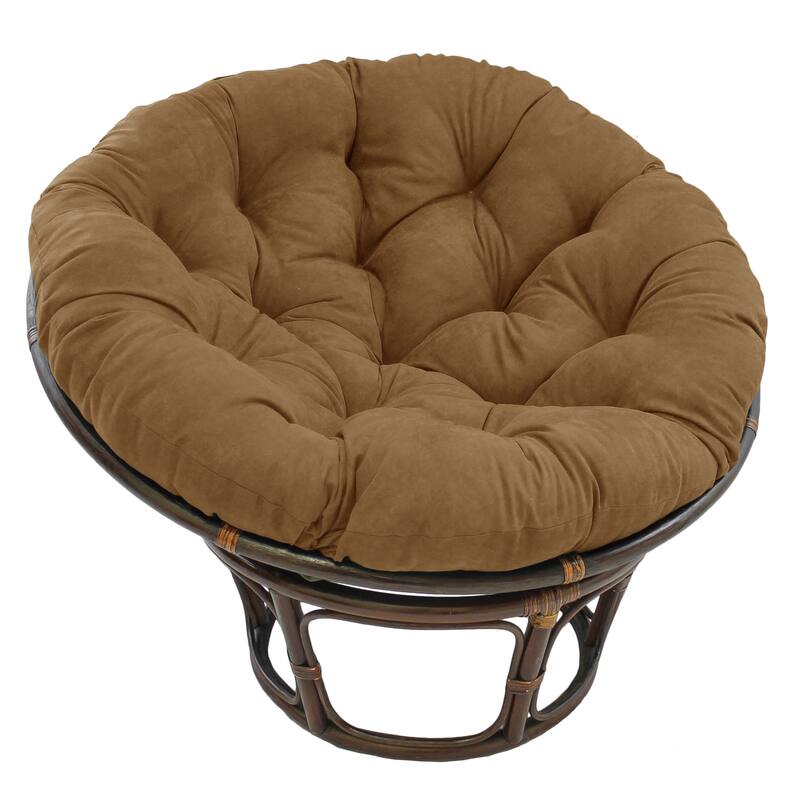 Blazing Needles 44-inch Microsuede Papasan Cushion - Saddle Brown