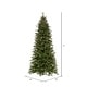 preview thumbnail 4 of 3, Vickerman 9' x 50" Douglas Fir Fir Artificial Slim Pre-Lit Christmas Tree, Warm White 3mm Low Voltage LED Wide Angle Lights.
