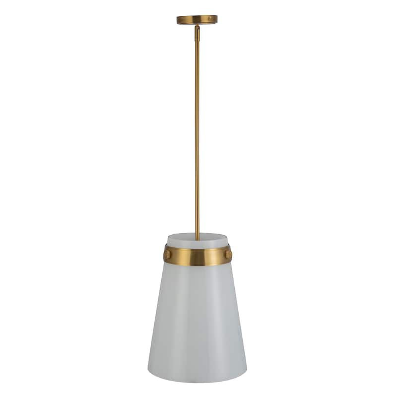 Artcraft Dahlia 1-Light Pendant - 12" Dia.