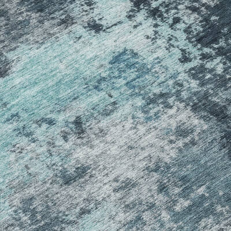HomeRoots Abstract Transitional Rectangle Outdoor Rug - 10' X 14'