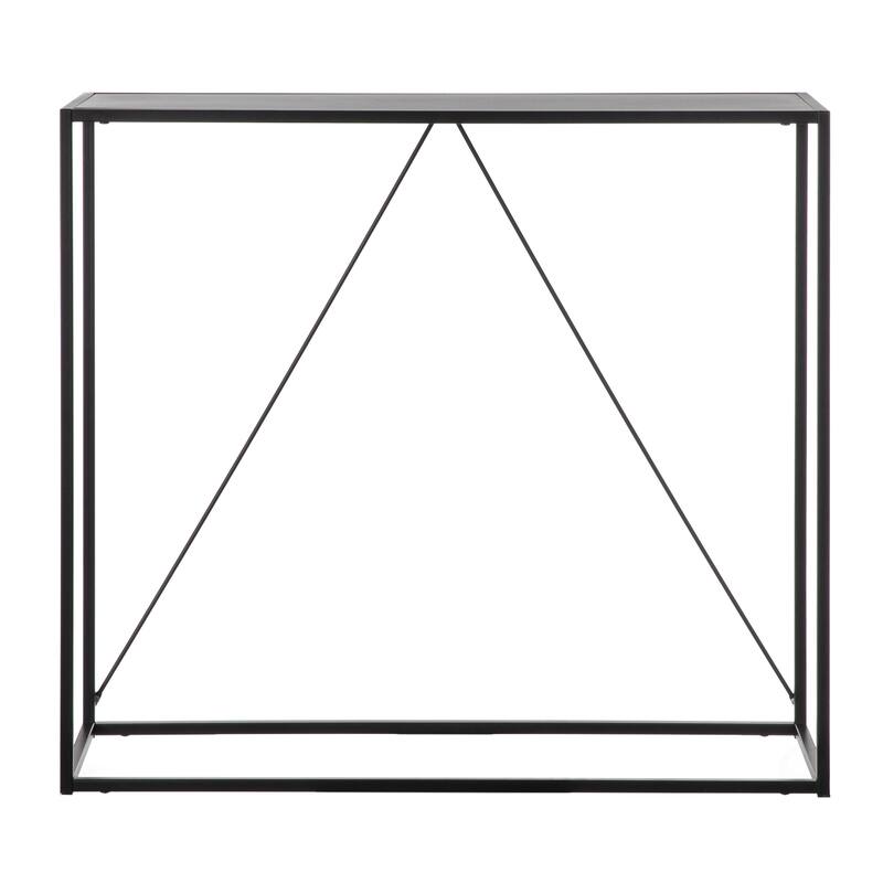 Modern Display Metal Console Table, for Dining - Black