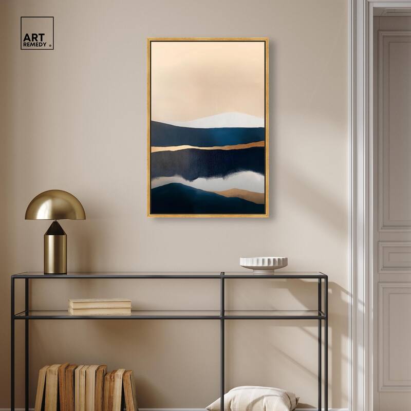 Golden Seam I Canvas by Art Remedy