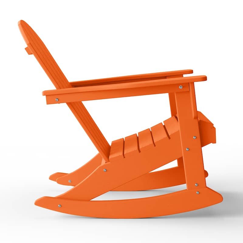 Polytrends Laguna Hdpe All Weather Outdoor Patio Rocking Chair
