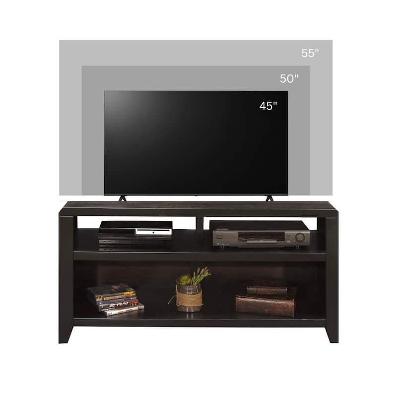 Bridgevine Home Urban Loft 48 inch TV Stand for TVs up to 55 inches, No Assembly Required, Mocha Finish