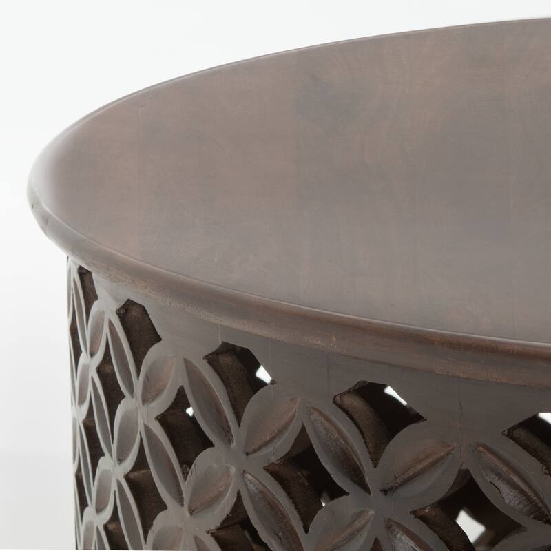 SAFAVIEH Home Collection Kaydix Round Coffee Table - 35" L x 35" D x 16" H