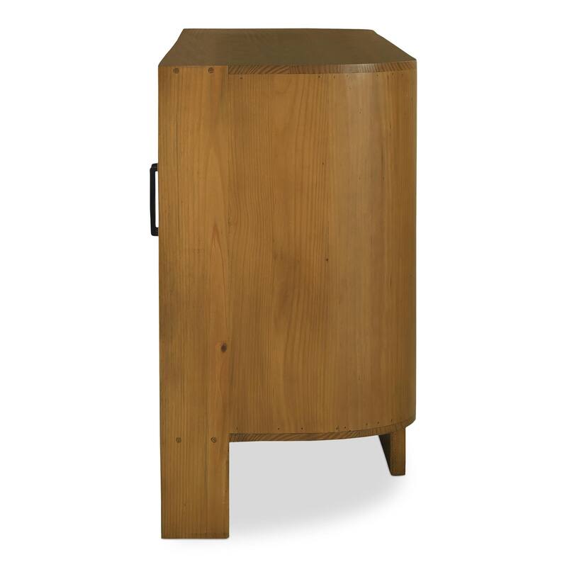 NADAAL STUDIOS Malachai, Sideboard With Pine Wood - 69.75"W x19"D x33.75"H