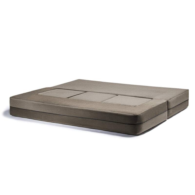 Porch & Den California King Convertible Sleeper Sofa and Ottomans