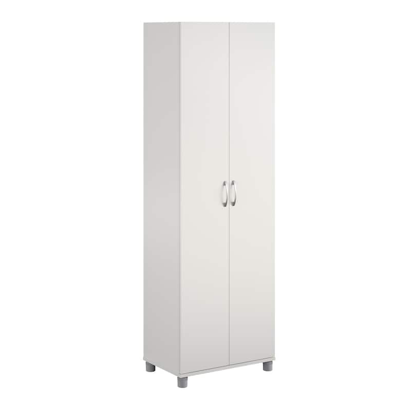 Systembuild Evolution Lonn 24" Wide Utility Storage Cabinet - White