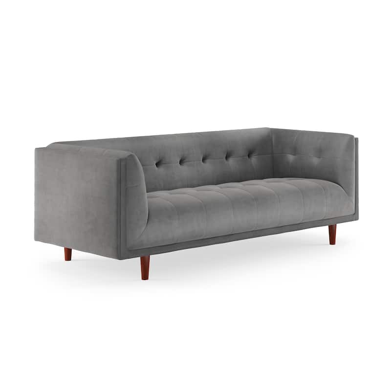 Cecily Sofa - Platinum Velvet