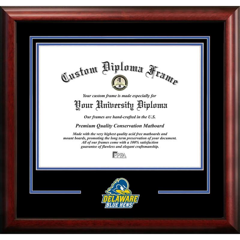 University of Delaware 16 w x 12h Spirit Diploma Frame