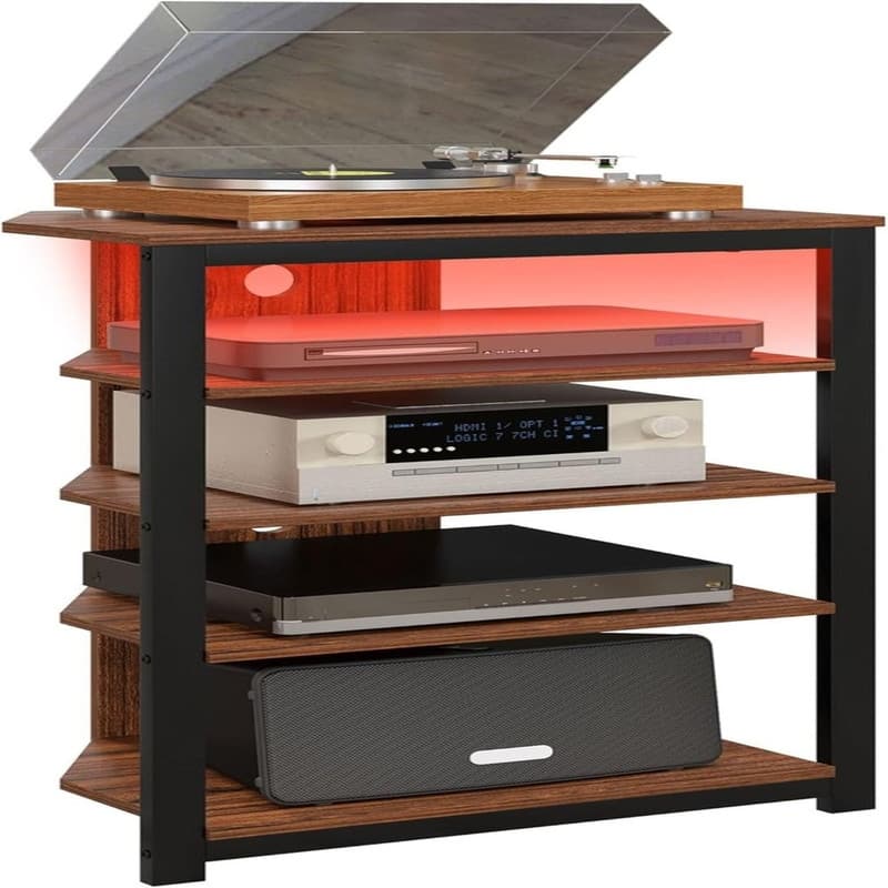 Media Stand - Brown