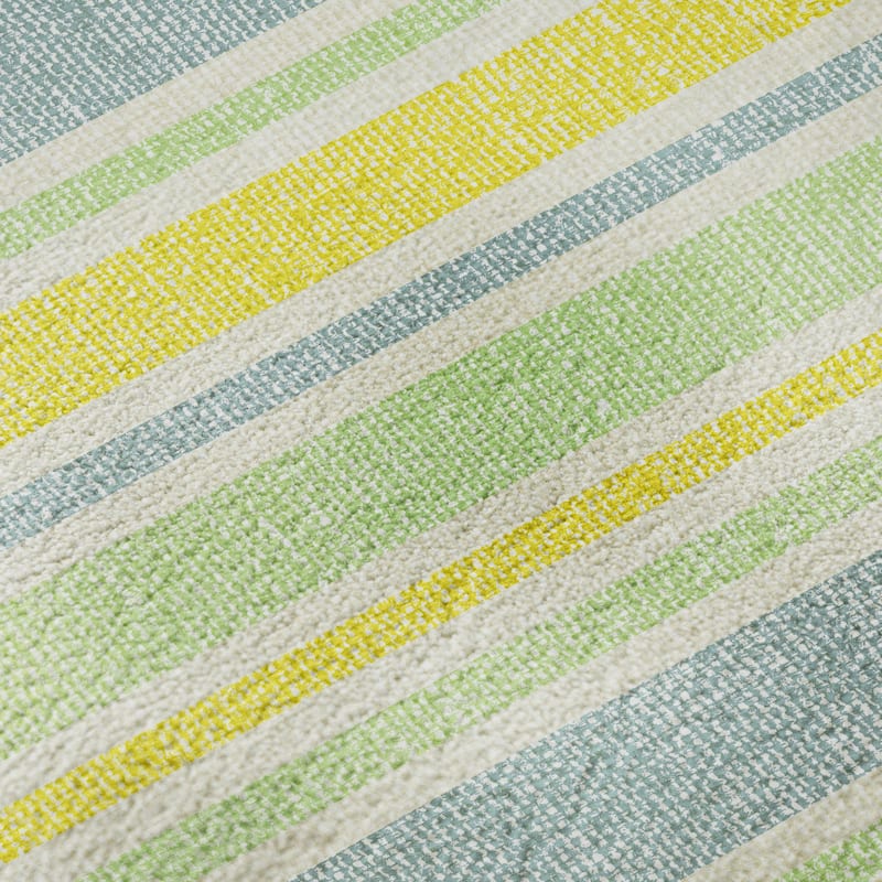 Premium Washable Super Soft Modern Cabana Stripe Mayfield Rug