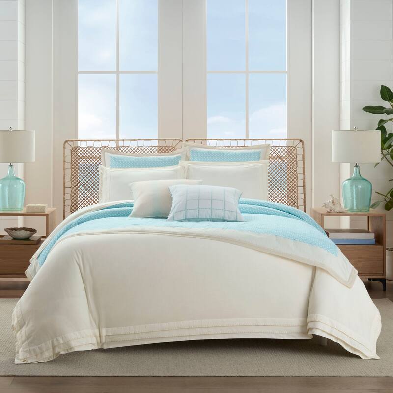 Southern Tide Batten Square Seafoam Decorative Pillow