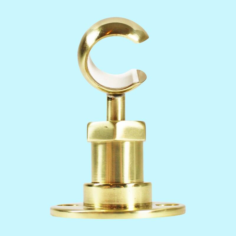 Brass Twist-In Bracket PVD Bathroom Shower Part Replacement Renovators Supply
