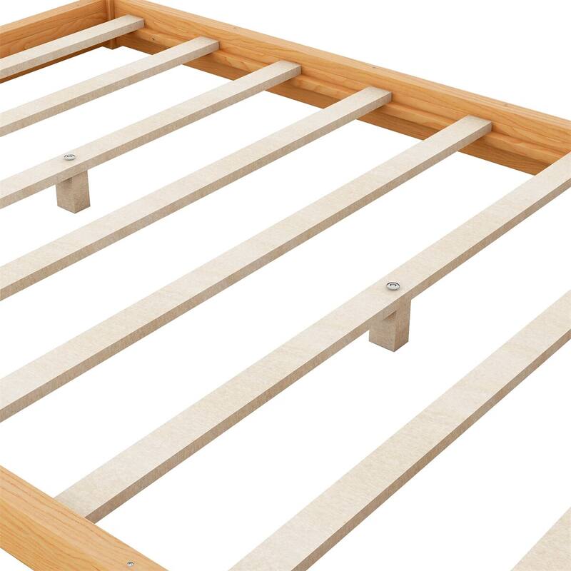 Merax Canopy Platform Bed with Support Legs
