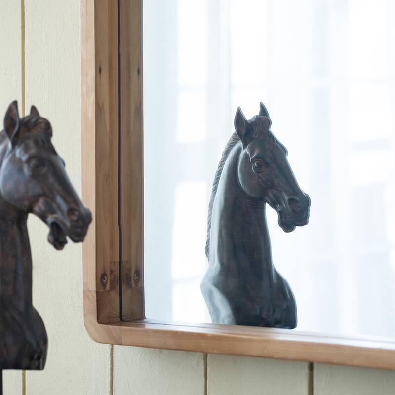 Wall Mirror with Wood Frame