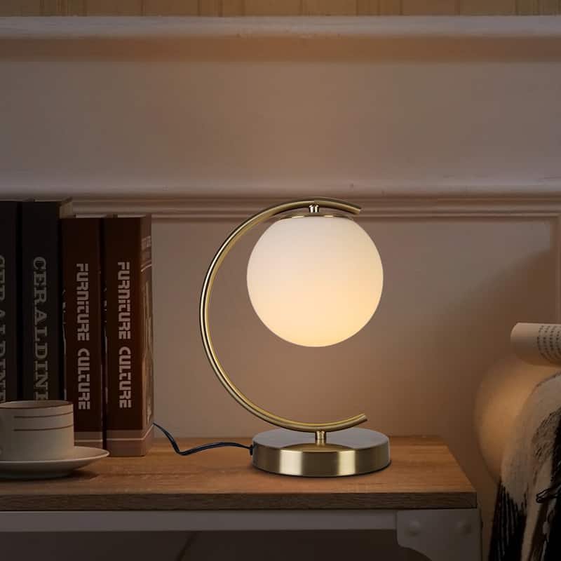 1-Light Bed Side Lamp Lamps for Night Stands - 7.9inch