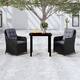 Option Black 31.5" x 31.5" x 29.1" 3-Piece