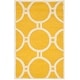 preview thumbnail 33 of 68, SAFAVIEH Handmade Cambridge Arah Modern Moroccan Wool Rug 2' x 3' - Gold/Ivory - Rectangle