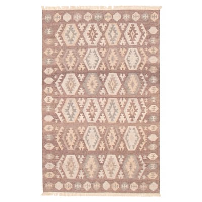 Ankara FW Grey Kilim 5'0" x 8'0" - 5'0 x 8'0
