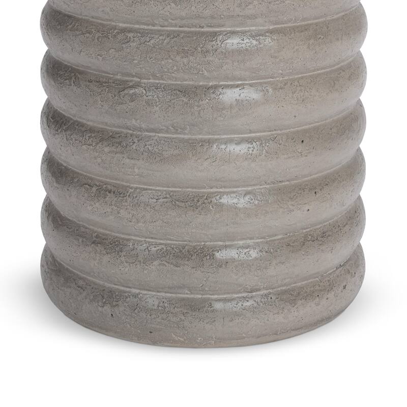 Reva Outdoor End Table - 14.1Wx14.1Dx18.1H