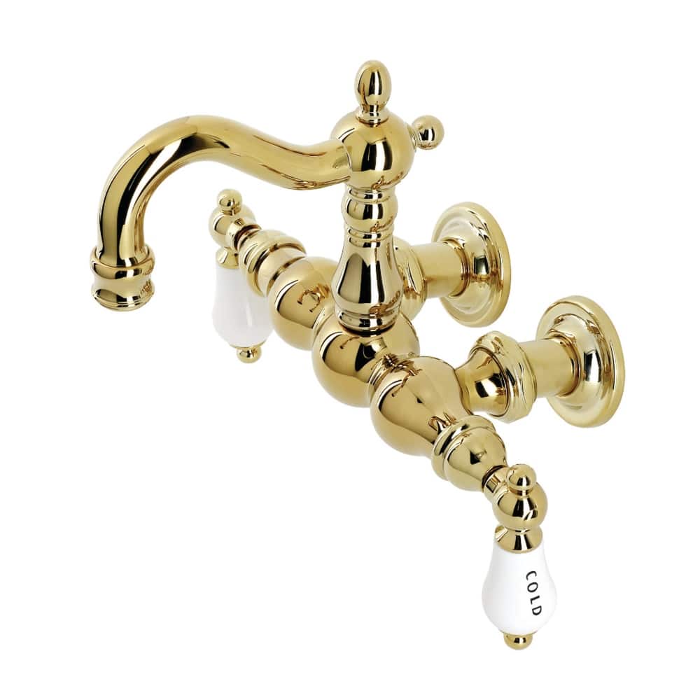 Kingston Brass Heritage Wall Mounted Clawfoot Tub Filler