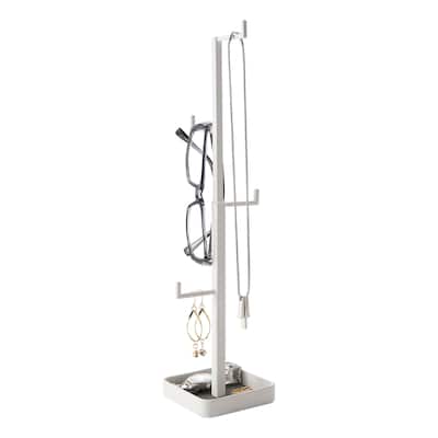 Yamazaki Home Tree Accessory Stand, Steel - L 3.54 x W 3.54 x H 16.14 inches