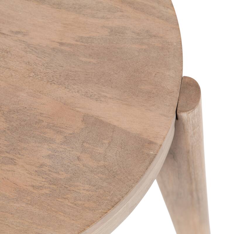 Kate and Laurel Vola Wood Side Table - 17x17x18
