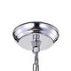 preview thumbnail 4 of 4, Acatia 3-light Chrome Foyer Pendant
