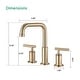 preview thumbnail 12 of 34, Vanityfair 8" Widespread Double Handles Bathroom Sink Faucet with Drain Assembly