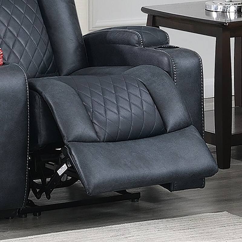 Power Loveseat With Cup Holders