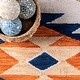 preview thumbnail 12 of 10, Brooklyn Rug Co Handmade Geometric Southwestern Pyramid Area Rug