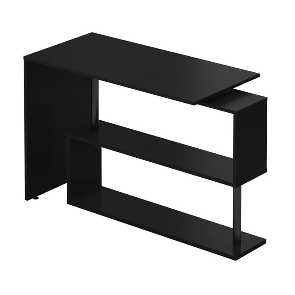 Industrial store black desk