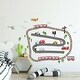 preview thumbnail 1 of 4, Walplus Kids Transport Children DIY Wall Sticker Nursery Decor Decal