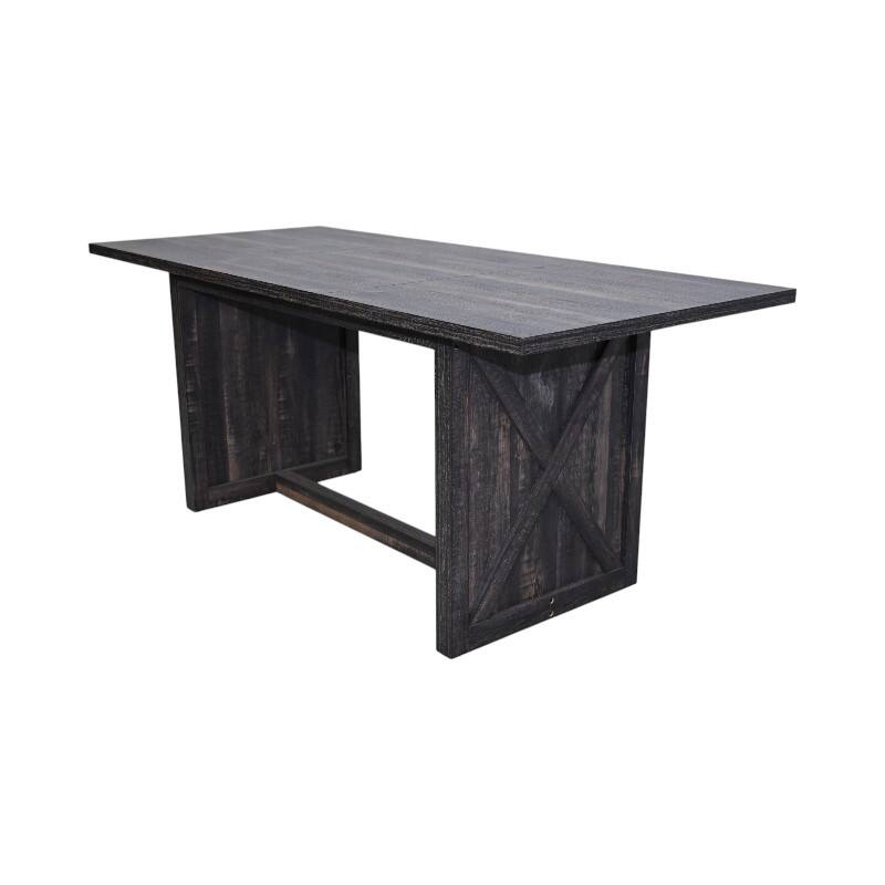 70.87" Farmhouse Large Dining Table for 6-8 People, Rectangular Wood Dining Table, Rustic Kitchen Dinner Table with X Solid Legs