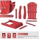 preview thumbnail 6 of 10, WINSOON All Weather HIPS Outdoor Plastic Adirondack Chairs Set of 4