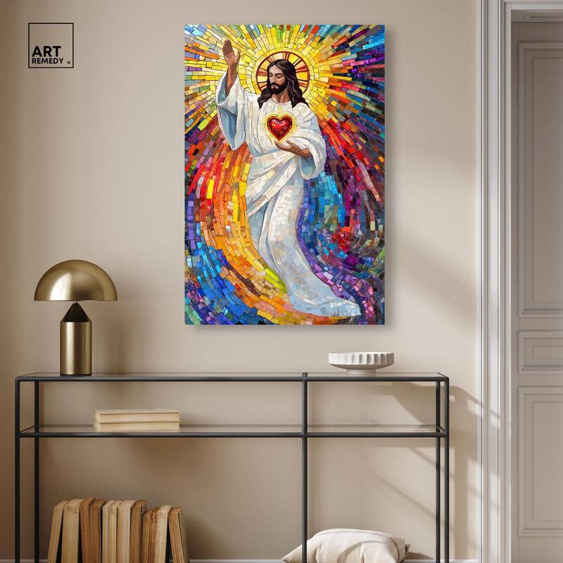 Blocks of Benediction II Canvas by Art Remedy, Gallery Wrapped