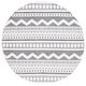 preview thumbnail 43 of 44, SAFAVIEH Alamo Meeri Rustic Moroccan Rug 6'7" Round - Charcoal/Ivory - Round