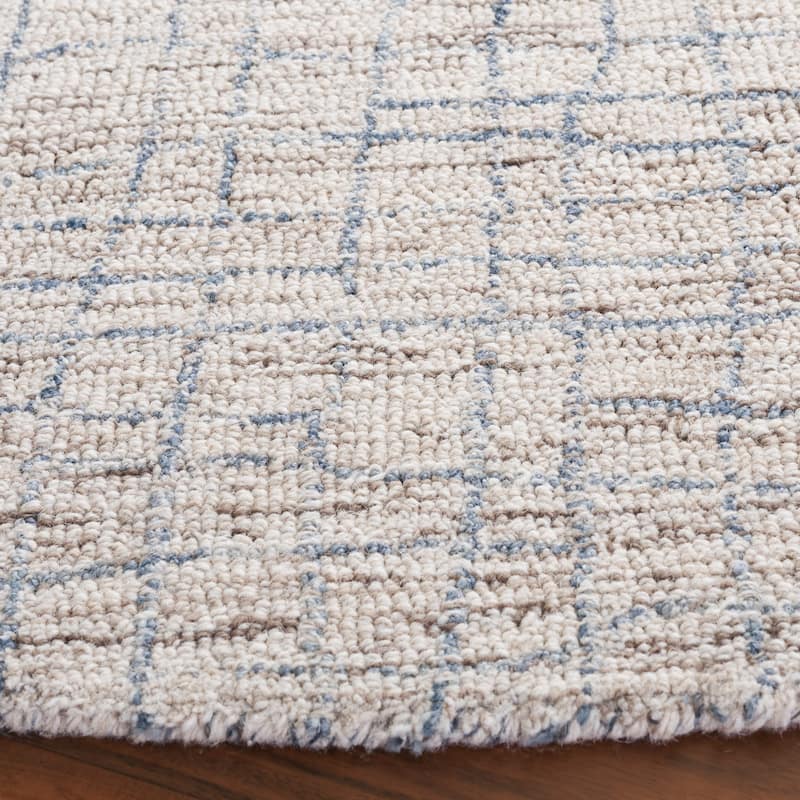 SAFAVIEH Handmade Abstract Helgrid Modern & Contemporary Wool Rug