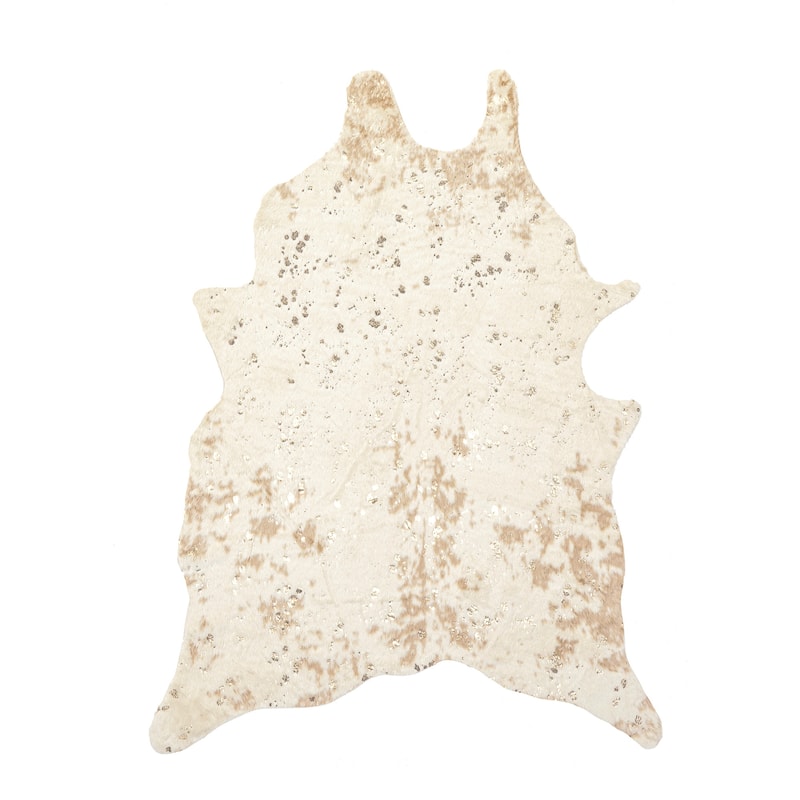 Nuloom Iraida Contemporary Faux Cowhide Area Rug