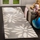 preview thumbnail 40 of 53, SAFAVIEH Handmade SAFAVIEH Kids Fleurette & Tween Wool Rug 2'6" x 8' Runner - Grey/Ivory - Runner