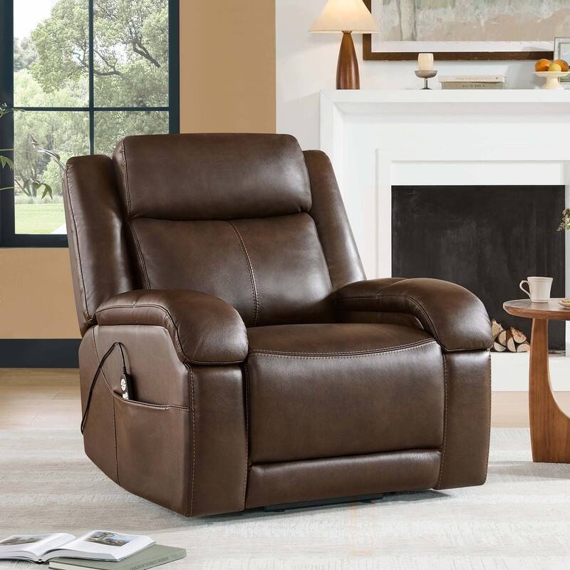 Spruce & Spring Dual Motor Power Lift Recliner Chair for Elderly with Massage and Heat