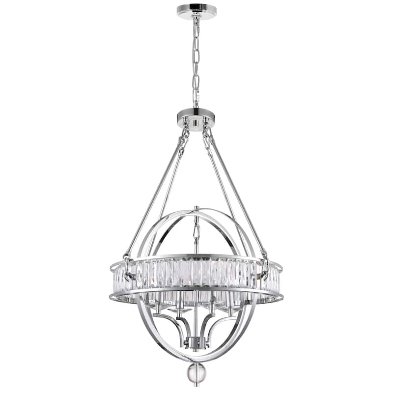 Arkansas 4 Light Chandelier With Chrome Finish