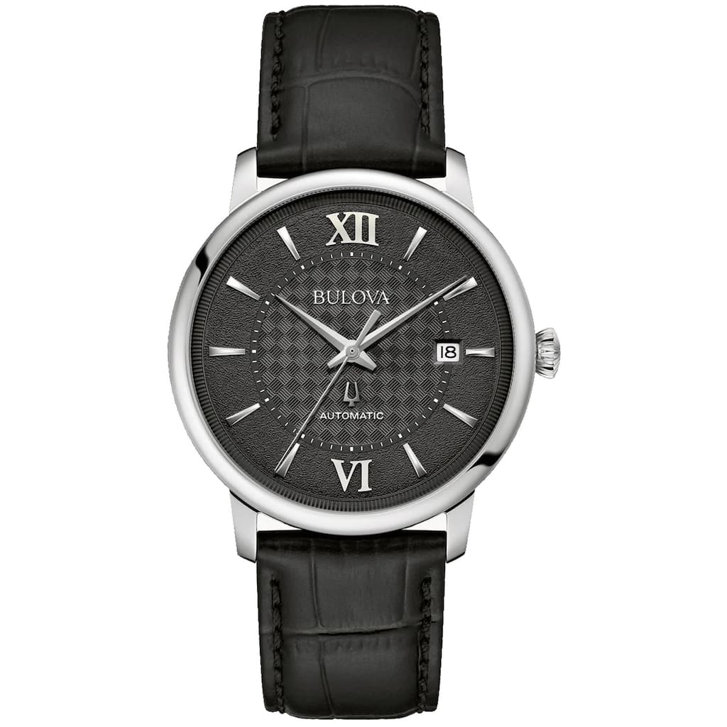 Bulova Men's Hudson Black Dial Watch - 96B441 - 6 (36)