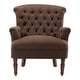 preview thumbnail 17 of 28, Corvus Sidmouth Tufted Fabric Oversized Club Chair