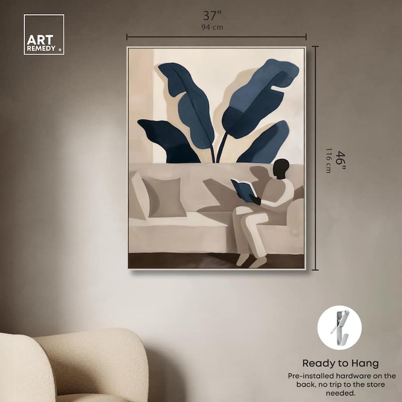Void Reader II Canvas by Art Remedy